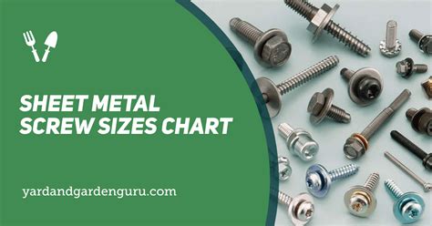 sheet metal screw diameters|sheet metal screws sizes chart.